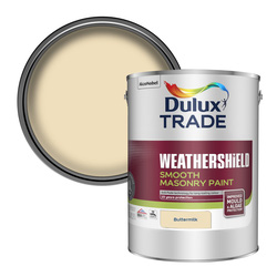 Dulux Trade / Dulux Trade Weathershield Smooth Masonry Paint Buttermilk 5L