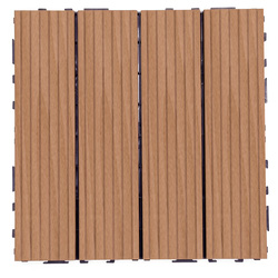 Apollo / Apollo Uncapped Composite Decking Tile Brown 30 x 30cm