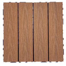 Apollo / Apollo Capped Composite Decking Tile Brown 30 x 30cm