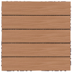 Apollo / Apollo Composite Decking Tile Uncapped Brown 50 x 50cm
