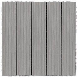 Apollo / Apollo Composite Decking Tile Uncapped Grey 50 x 50cm