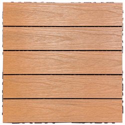 Apollo / Apollo Composite Decking Tile Capped Brown 50 x 50cm