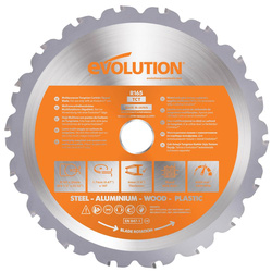 Evolution / Evolution R165TCT-18CS Multi-Material Circular Saw Blade 165mm