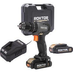 ROKTOR / ROKTOR 18V Brushless Cordless Combi Drill 2 x 2.0Ah