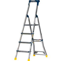 Werner / Werner AdjustaStep PRO Aluminium Stepladder 4 Tread