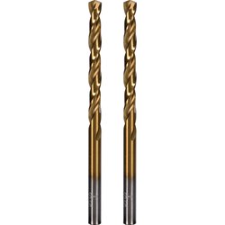 ROKTOR / ROKTOR HSS Titanium Straight Shank Multi-Material Drill Bits 5.0mm x 86mm