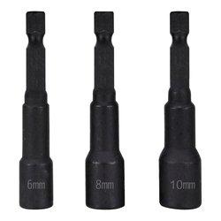 ROKTOR / ROKTOR 1/4" Hex Shank Impact Nut Driver Set 6. 8, & 10mm