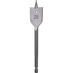 ROKTOR Hex Shank Flat Wood Drill Bit 28mm x 152mm