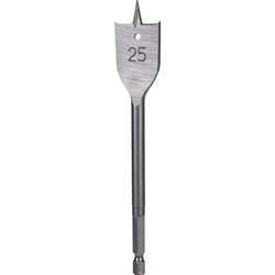 ROKTOR / ROKTOR Hex Shank Flat Wood Drill Bit 25mm x 152mm
