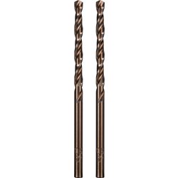 ROKTOR / ROKTOR HSS-G Straight Shank Metal Split Tip Drill Bit 3.2mm x 65mm