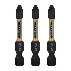 ROKTOR / ROKTOR 1/4" Hex Shank Impact Screwdriver Bits PZ2 x 50mm
