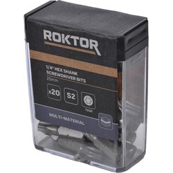 ROKTOR / ROKTOR 1/4" Hex Shank Screwdriver Bits TX30 x 25mm