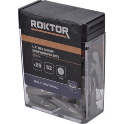 ROKTOR / ROKTOR 1/4" Hex Shank Screwdriver Bits PH2 x 25mm