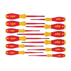 WIHA / Wiha SoftFinish® Mixed VDE Slimfix Screwdriver Set 