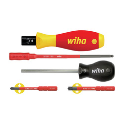 WIHA / Wiha TorqueVario® VDE Slim Interchangeable Screwdriver Set 0.8-5.0Nm