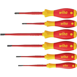 WIHA / Wiha SoftFinish® Mixed VDE Slimfix Screwdriver Set 