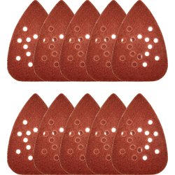 ROKTOR / ROKTOR Multi-Material Detail Sanding Sheets 140mm x 98mm 80G