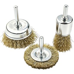 Straight Shank Assorted Wire Brush Set 