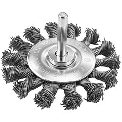 ROKTOR / ROKTOR Straight Shank Twist Knot Wheel Brush 75mm