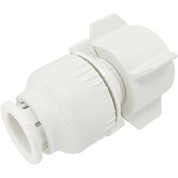 Flume / Flume Straight Tap Connector 15mm x 3/4"