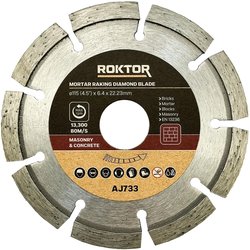 ROKTOR / ROKTOR Mortar Raking Diamond Blade 115mm (4.5") x 6.4mm x 22.2mm