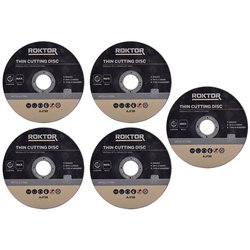 ROKTOR / ROKTOR Thin Metal Cutting Discs 125mm (5") x 1.0mm x 22.2mm