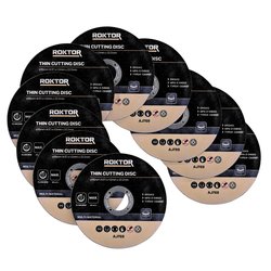 ROKTOR / ROKTOR Thin Multi-Material Cutting Discs 115mm (4.5") x 1.0mm x 22.2mm
