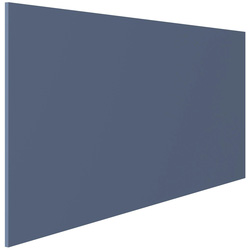 Kitchen Kit / Kitchen Kit Flatpack Shaker Breakfast Bar Back Panel Matt Alby Blue 900mm