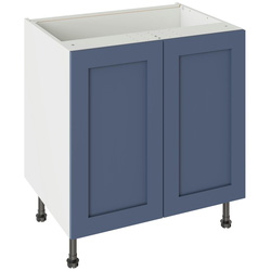 Kitchen Kit / Kitchen Kit Flatpack Shaker Base Cabinet Matt Alby Blue 800mm