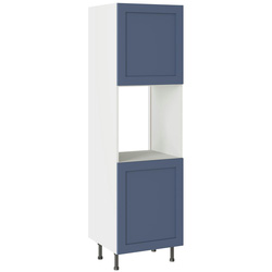 Kitchen Kit / Kitchen Kit Flatpack Shaker Single Oven Housing Matt Alby Blue 600mm