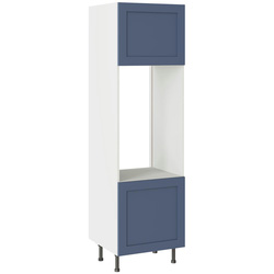Kitchen Kit / Kitchen Kit Flatpack Shaker Double Oven Housing Matt Alby Blue Double 600mm
