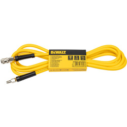 DeWalt / DeWalt PVC Air Hose with 1/4" Quick Release Couplers 5m