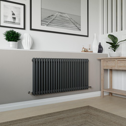 Azur / Azur Columbus 2 Column Radiator 600x1190mm 3896Btu Anthracite