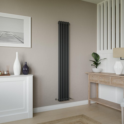 Azur / Azur Columbus 2 Column Radiator 1800x290mm 2705Btu Anthracite