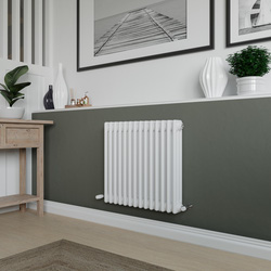 Azur / Azur Columbus 3 Column Radiator 600x650mm 2733Btu White
