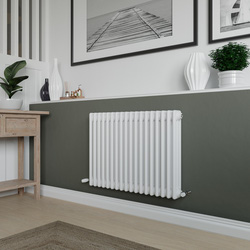 Azur / Azur Columbus 3 Column Radiator 600x830mm 3514Btu White