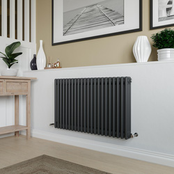 Azur / Azur Columbus 3 Column Radiator 600x1010mm 4295Btu Anthracite