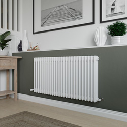 Azur / Azur Columbus 3 Column Radiator 600x1190mm 5076Btu White