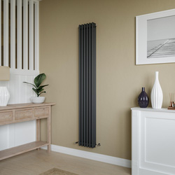 Azur / Azur Columbus 3 Column Radiator 1800x290mm 3410Btu Anthracite