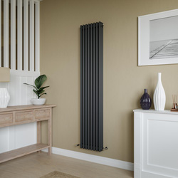 Azur / Azur Columbus 3 Column Radiator 1800x380mm 4546Btu Anthracite