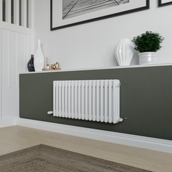 Azur / Azur Columbus 3 Column Radiator 400x830mm 2481Btu White