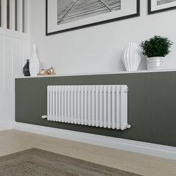 Azur / Azur Columbus 3 Column Radiator 400x1010mm 3034Btu White