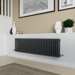 Azur / Azur Columbus 3 Column Radiator 400x1460mm 4413Btu Anthracite
