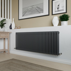 Azur / Azur Columbus 3 Column Radiator 600x1595mm 6952Btu Anthracite