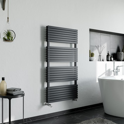 Ximax / Ximax Wakefield Duplex Designer Towel Radiator 1185x600mm 3932Btu Anthracite
