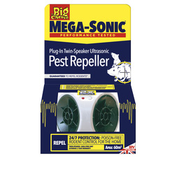 Big Cheese / Big Cheese Mega Sonic Plug-In Twin Speaker Pest Repeller 