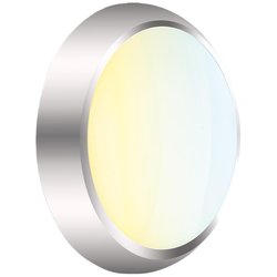 Aurora / Aurora Mestor CWS LED Bulkhead IP65 Bezel Polished Chrome