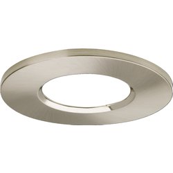 Aurora / Aurora FD3 Wattage and CCT Switchable Fixed Fire Rated IP65 Downlight Bezel Satin Nickel
