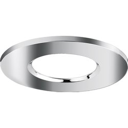 Aurora / Aurora FD3 Wattage and CCT Switchable Fixed Fire Rated IP65 Downlight Bezel Polished Chrome