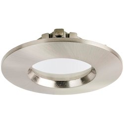Aurora / Aurora EFD Pro Fixed Fire Rated IP65 Downlight Bezel Satin Nickel